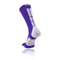 TCK Baseline 3.0 Crew Lacrosse Sock - Purple/White - Top String Lacrosse