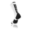 TCK Baseline 3.0 Crew Lacrosse Sock - White/Black - Top String Lacrosse